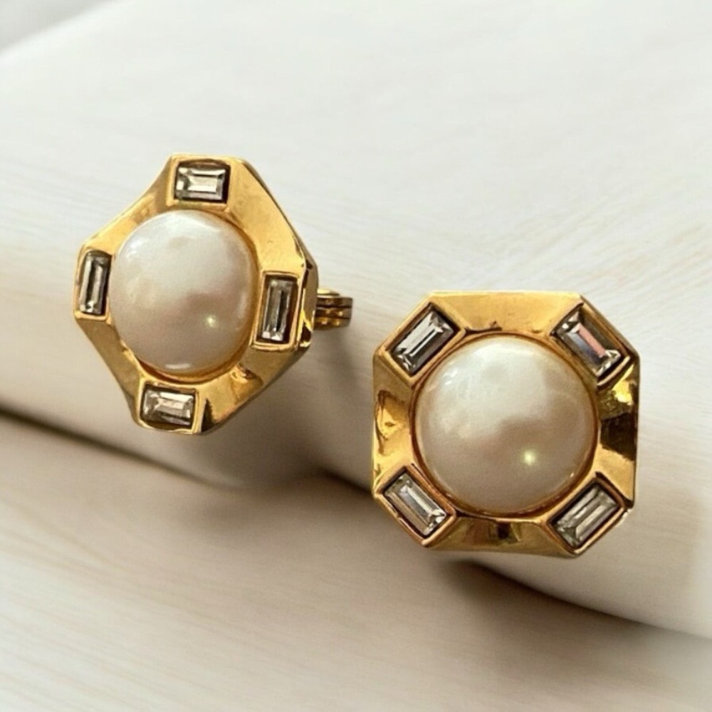 Monet vintage earrings.